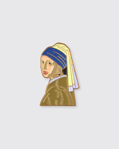Girl with a Pearl Earring • Enamel Pin