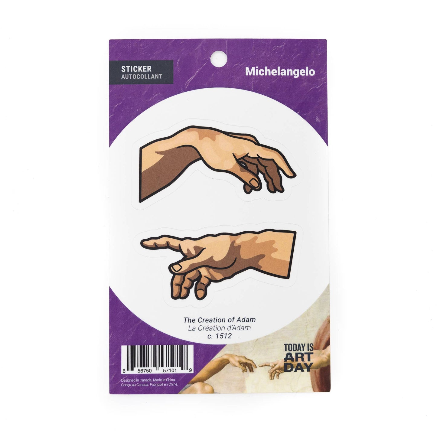 Michelangelo Creation of Adam | Stickers