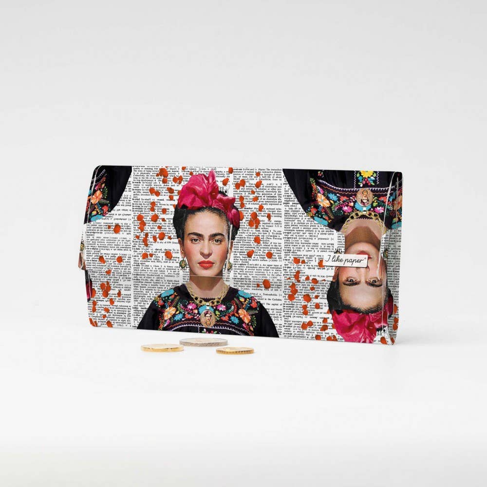 FRIDA ROSE Tyvek® Pappwallet XL / Clutch Wallet