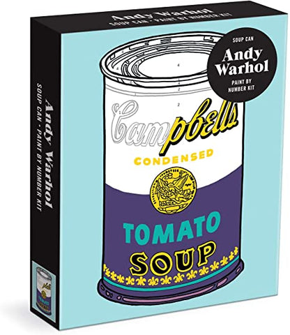 Andy Warhol Soup Can Paint by Number