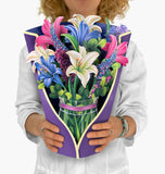 Lilies & Lupines (8 Pop-up Greeting Cards)