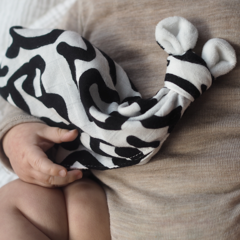 Keith Haring 'Baby' Print | Sensory Baby Lovey