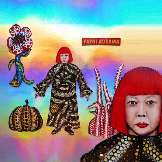 Articulated Magnet Doll Set Yayoi Kusama | Celebrity Paper D