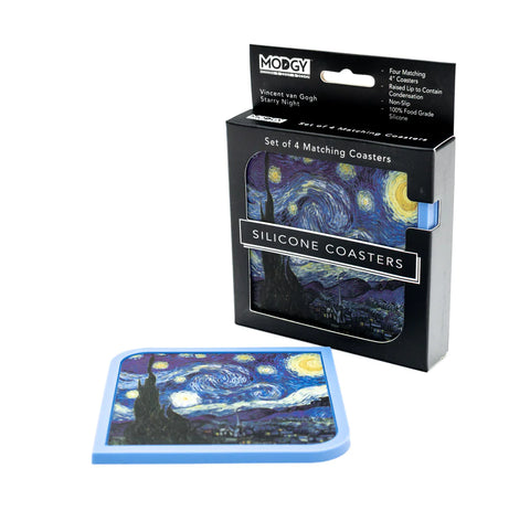 Starry Night Coasters set of 4