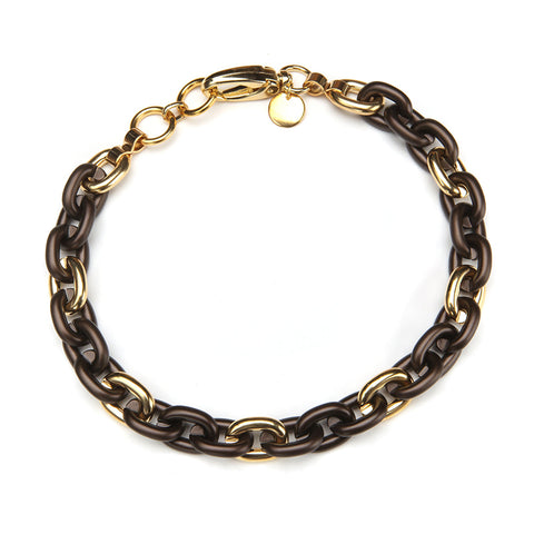 Barile Mini Bike Chain Necklace | Maple