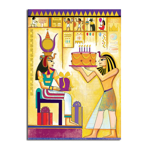 Mummys the Word Egyptian Birthday Card