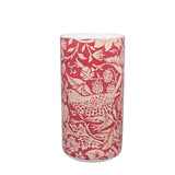 Vase Ceramic (5.7") - William Morris (Raspberry)