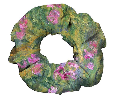 Irises by Monet Scrunchie