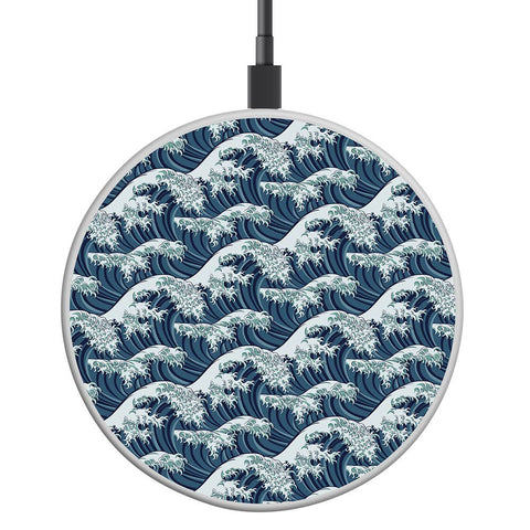 The Great Wave Wireless Charging Disk