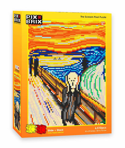 The Scream Pixel Puzzle