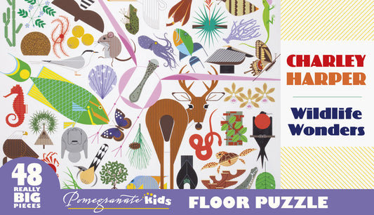 Charley Harper: Wildlife Wonders Floor Puzzle
