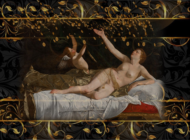 Danaë by Orazio Gentileschi | Artisan Tray