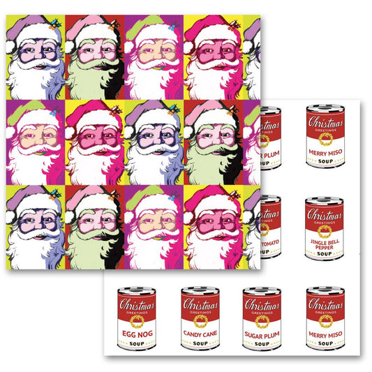 Warholidays Reversible Wrap