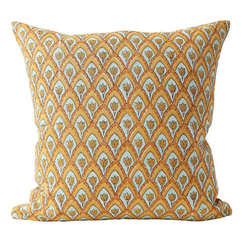 Haveli Calypso linen cushion cover 50x50cm