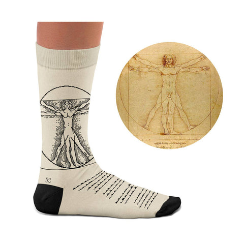 Vitruvian Man Socks